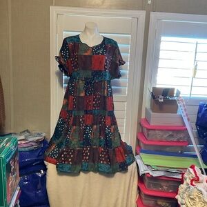 SHEIN Curve Multicolor Dress